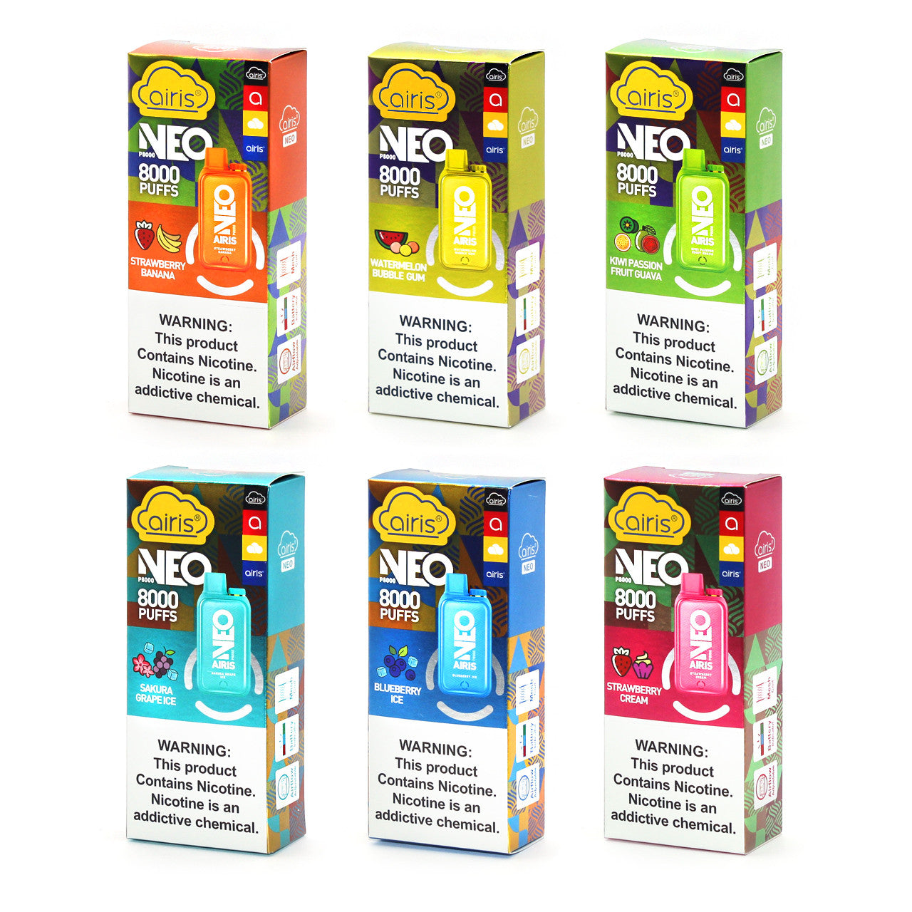 AIRIS NEO 9000 PUFFS Smoke 11 AIRIS NEO 9000 PUFFS Smoke 11