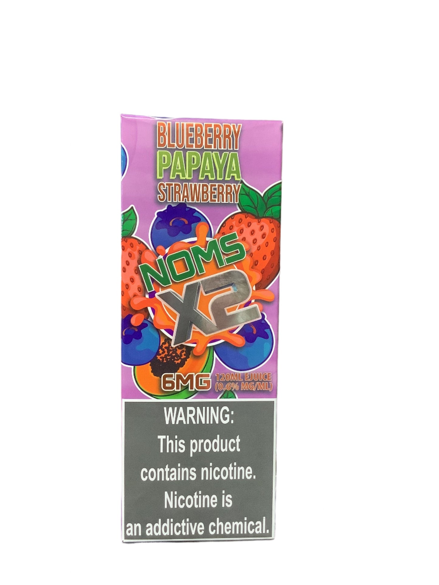 NOMS E LIQ BLUEBERRY PAPAYA STRAWBERRY 120ML