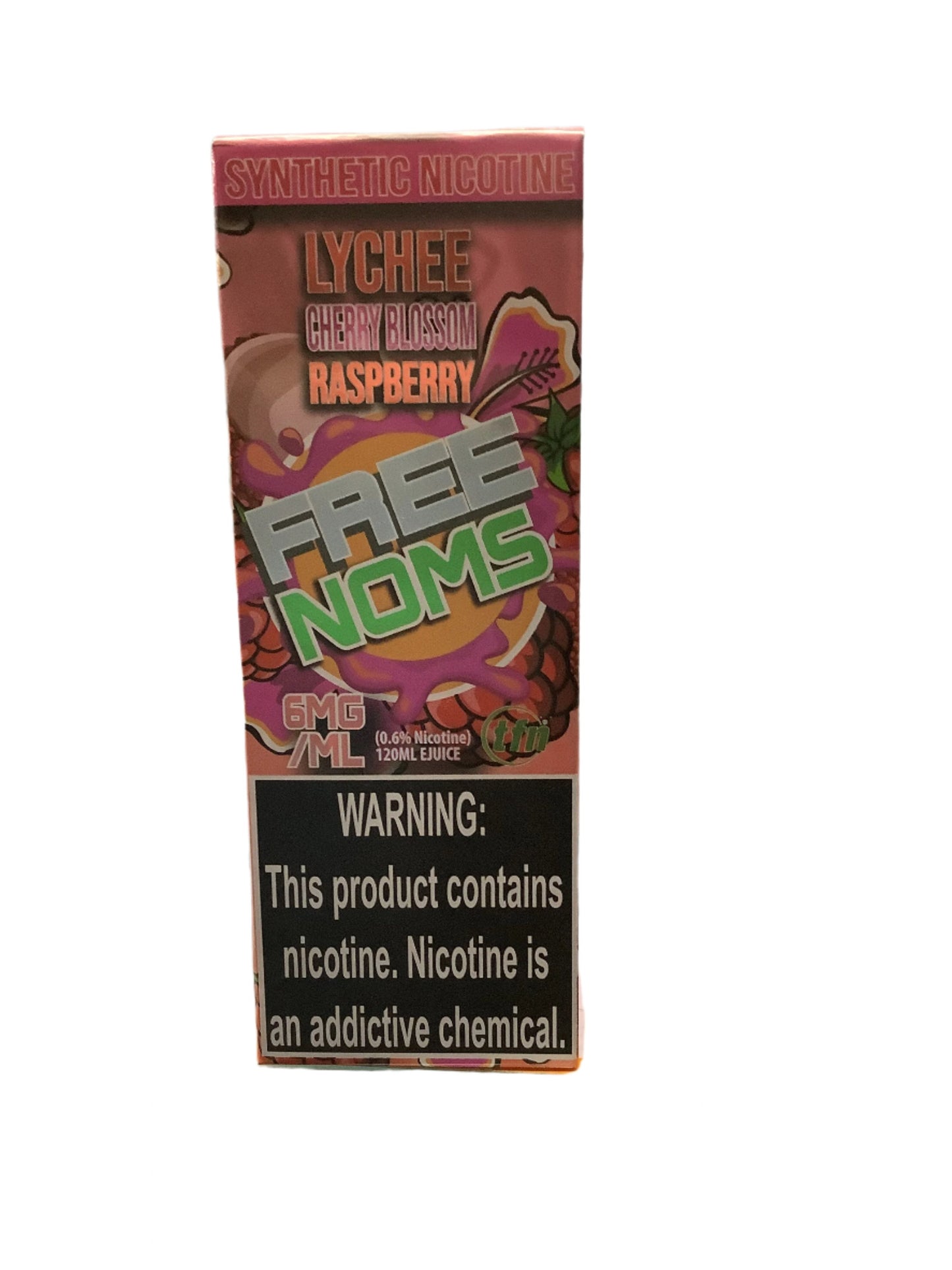 NOMS E LIQ LYCHEE CHERRY BLOSSOM RASBERRY 100ML