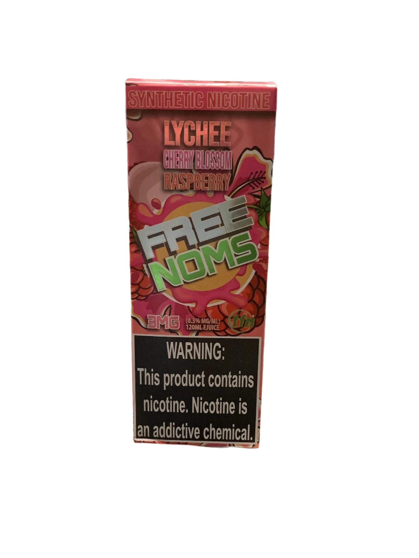NOMS E LIQ LYCHEE CHERRY BLOSSOM RASBERRY 100ML