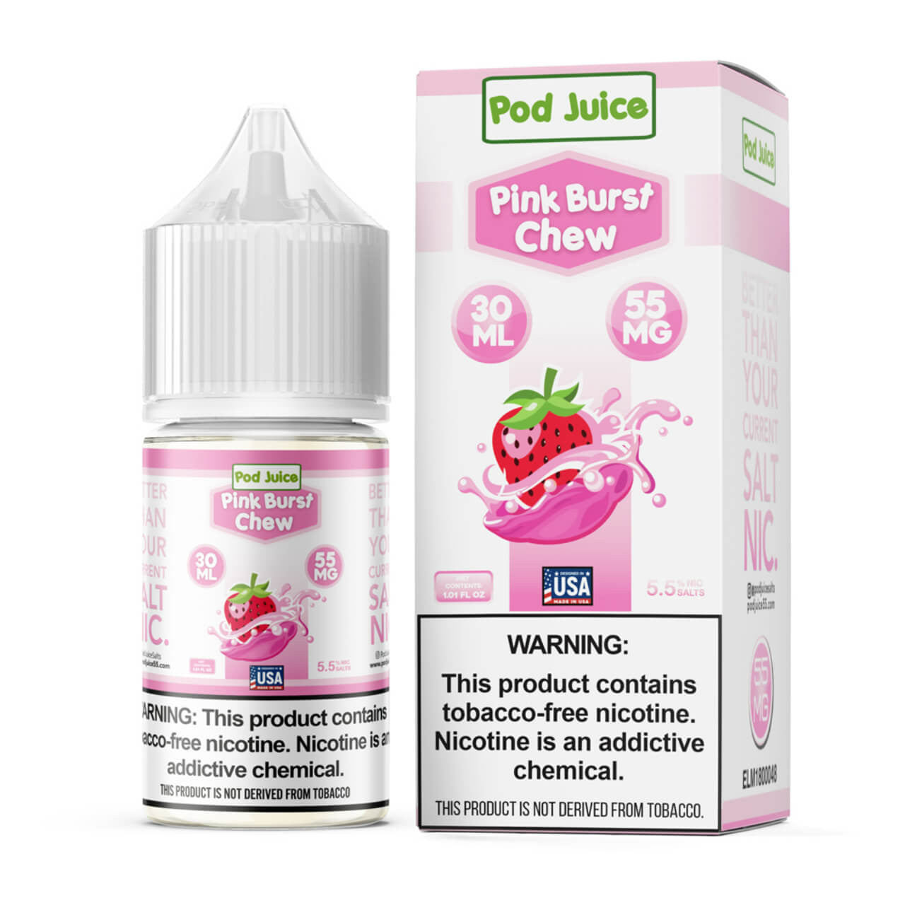 POD JUICE PINK BURST CHEW 30ML