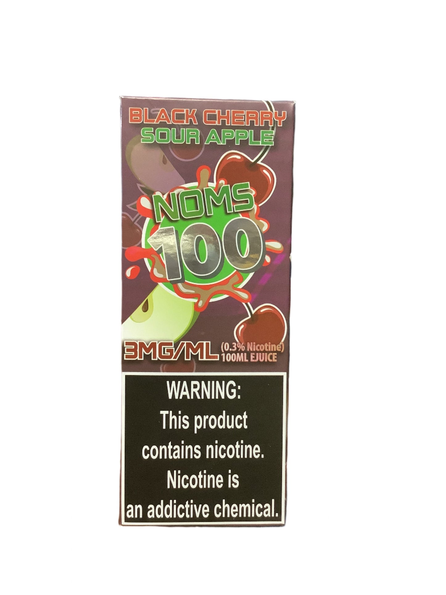 NOMS E LIQ BLACK CHERRY SOUR APPLE 120ML