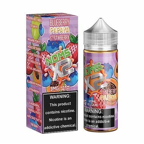 NOMS E LIQ BLUEBERRY PAPAYA STRAWBERRY 120ML