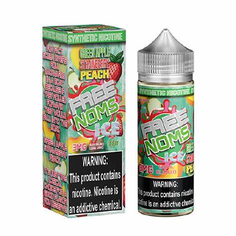 NOMS E LIQ GREEN APPLE STRAWBERRY PEACH 120ML