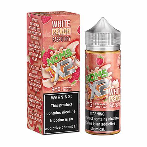 NOMS E LIQ WHITE PEACH RASBERRY 120ML