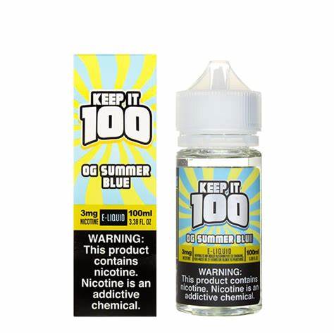 KEEP IT 100 OG SUMMER BLUE 100ML