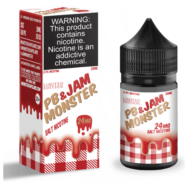 JAM MONSTER PB & STRAWBERRY 30ML