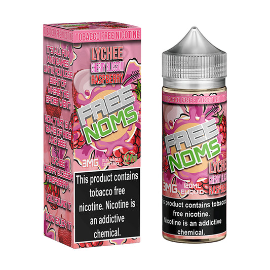 NOMS E LIQ LYCHEE CHERRY BLOSSOM RASBERRY 100ML