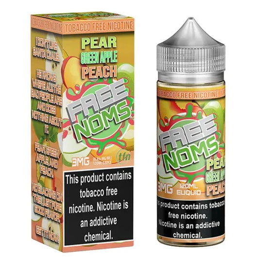 NOMS E LIQ PEAR GREEN APPLE PEACH 120ML