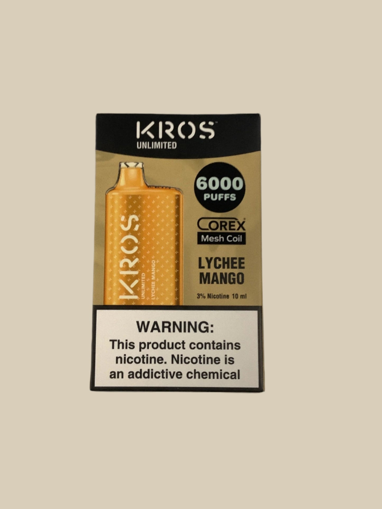 KROS UNLIMITED 6000 PUFFS (3%)