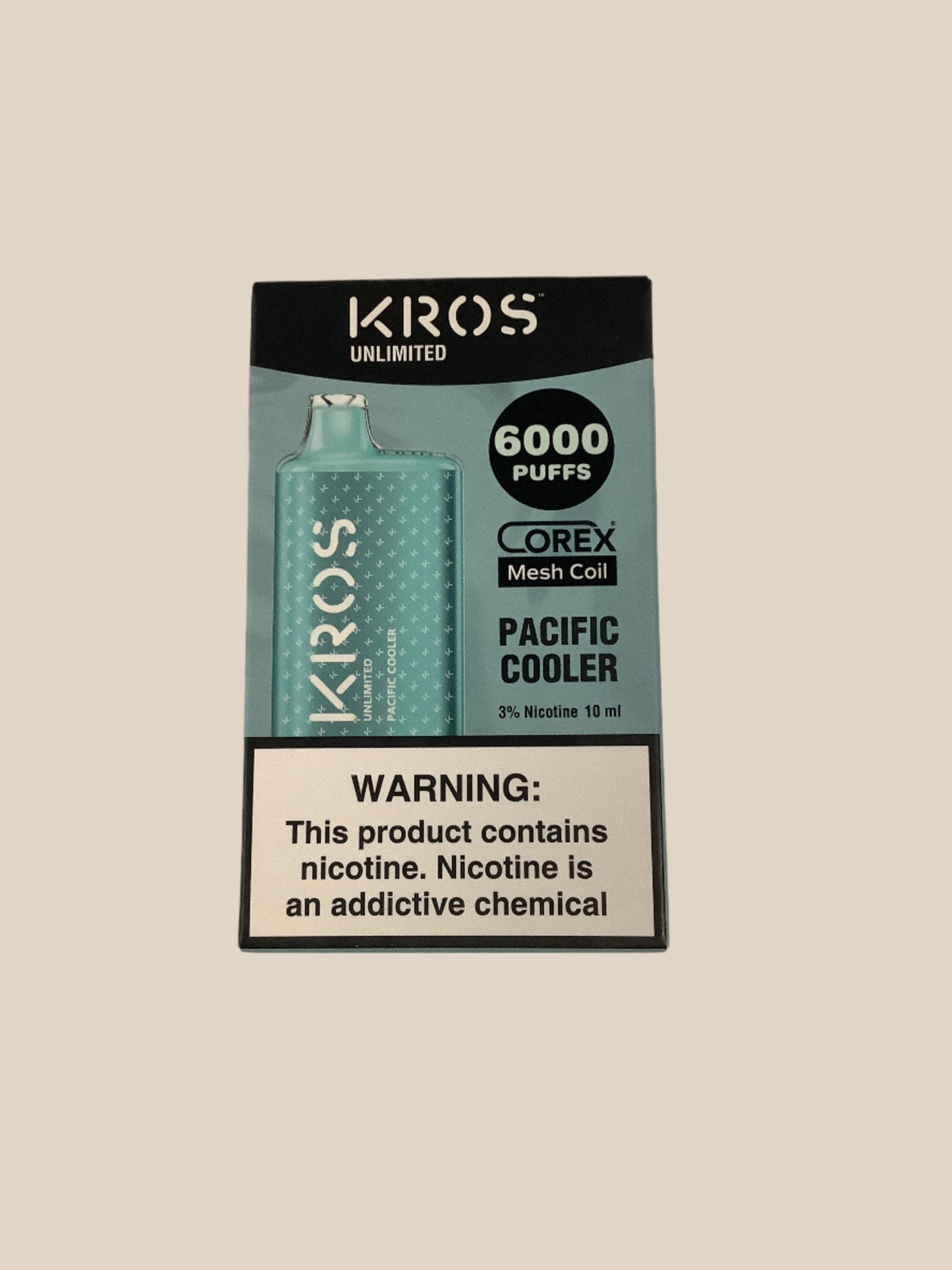 KROS UNLIMITED 6000 PUFFS (3%)