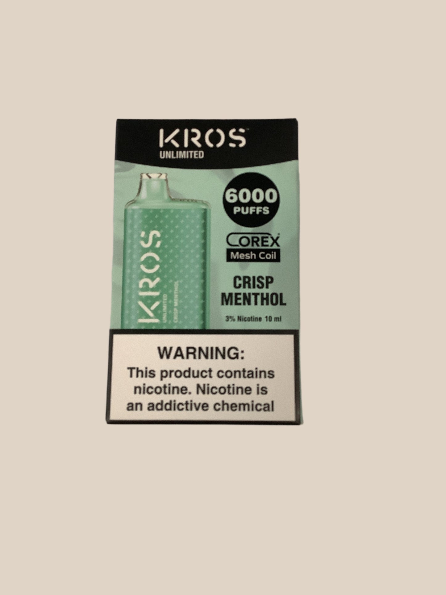 KROS UNLIMITED 6000 PUFFS (3%)