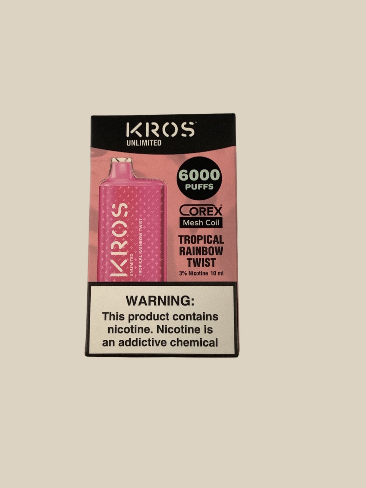 KROS UNLIMITED 6000 PUFFS (3%)