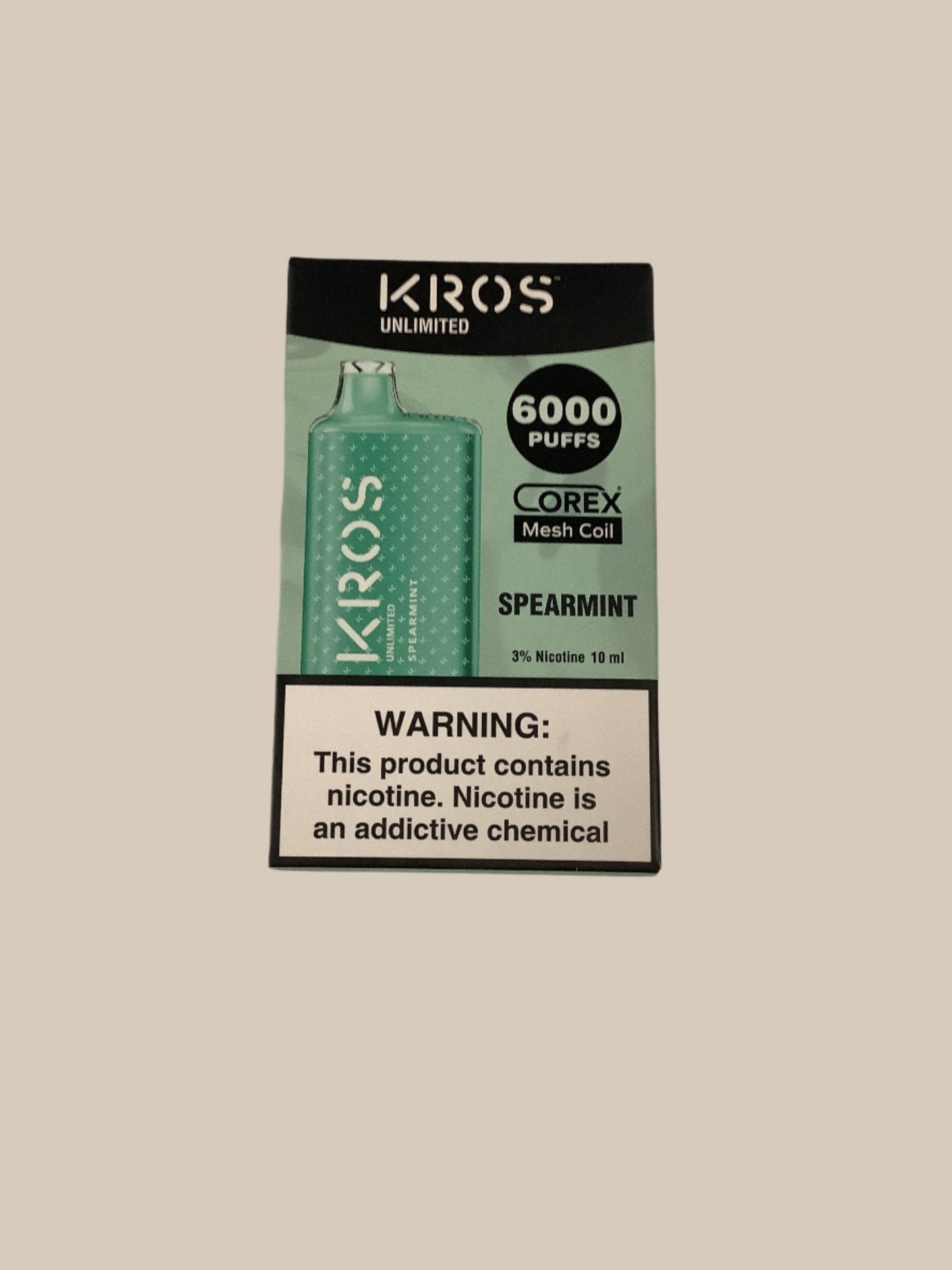 KROS UNLIMITED 6000 PUFFS (3%)